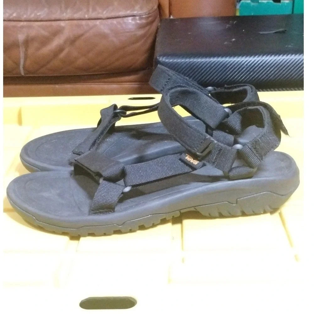 Teva Hurricane XLT2 Mens Sandals Black Sport Hiking Strappy 1019234-BLK Size 11